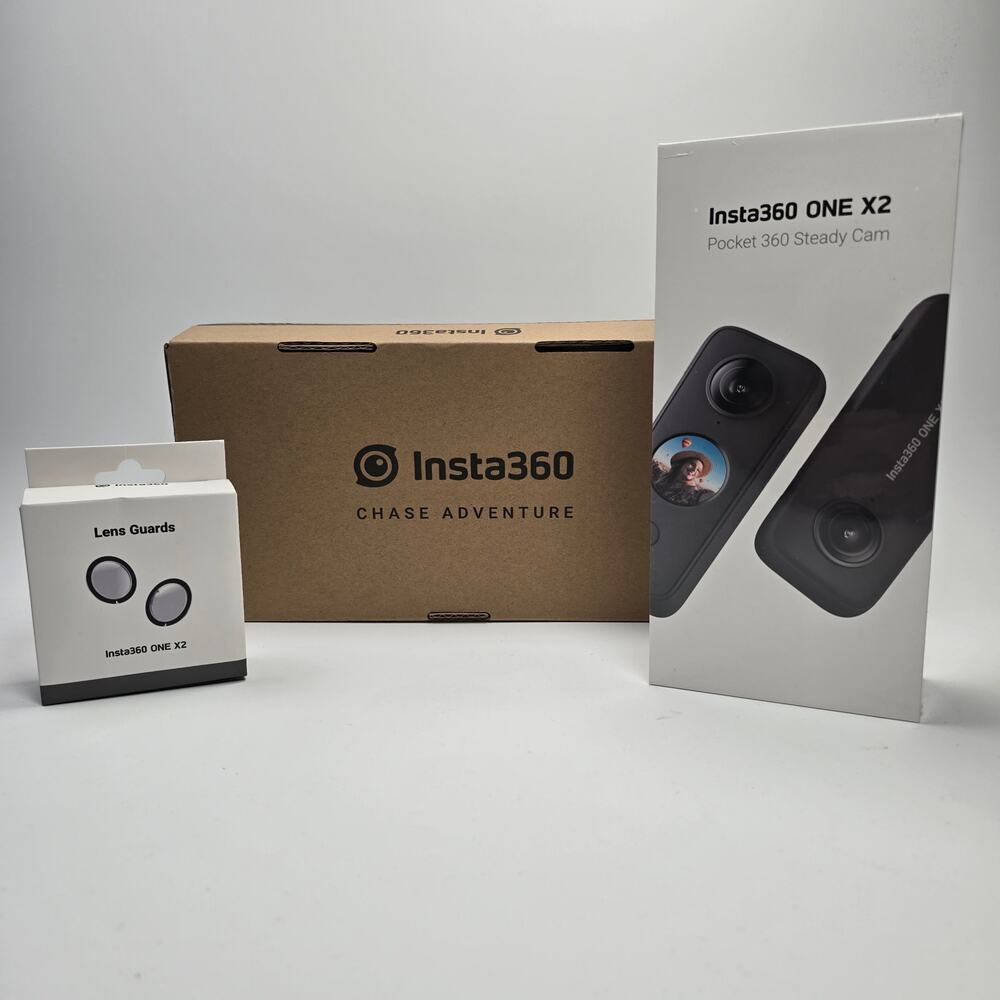 New Sealed Insta360 One X2 and Sticky Lens Guards Bundle